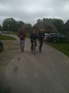 eerste keer op een tweewieler